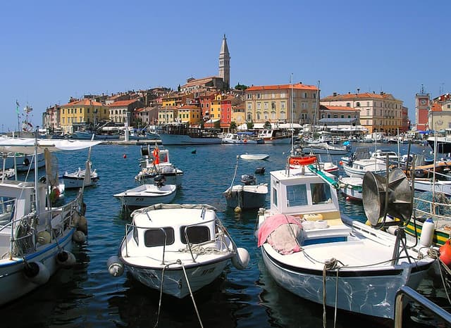 Landschaft und Orte in Kroatien