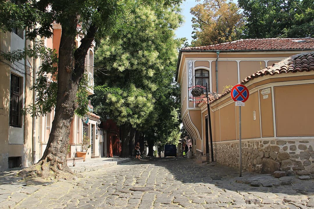 The Old Town of Plovdiv, Bulgaria, bulgarien