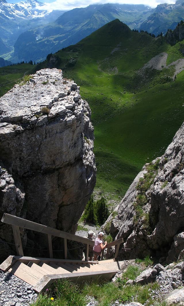 Landschaft und Orte in Schweiz