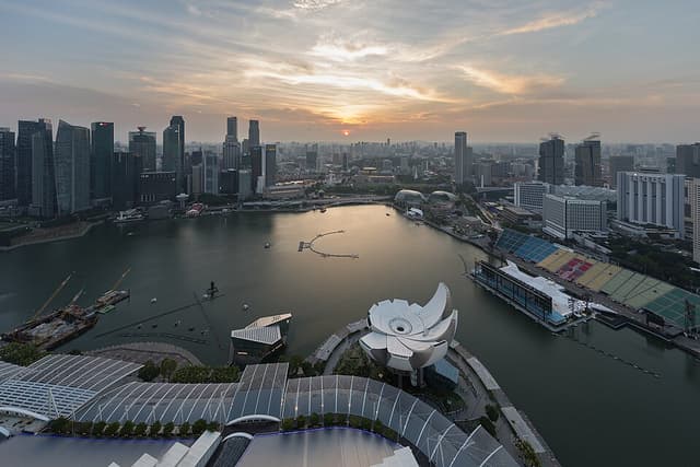 Landschaft und Orte in Singapur