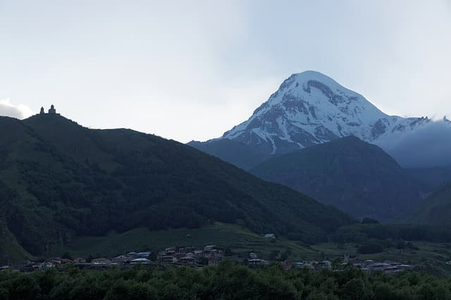 Landschaft und Orte in Georgien