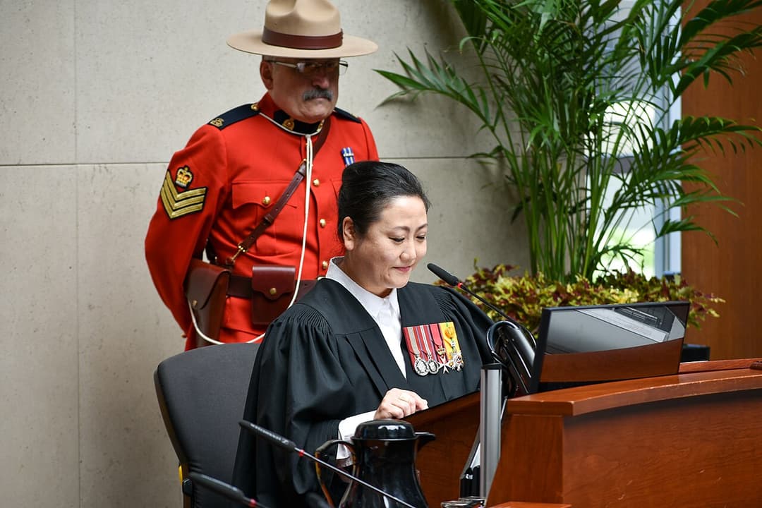 Einbürgerungsfeier in Hamilton, Kanada