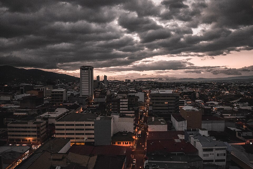 Cityscape of San José, Costa Rica