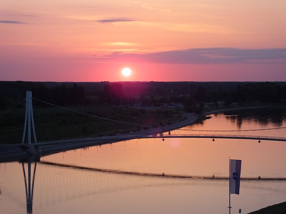 Sunrise in Osijek, Croatia - 2018, Kroatien