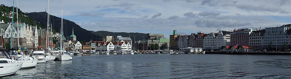Bergen - Torget panorama, Norwegen