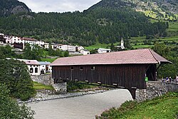 Lavin bridge, Schweiz