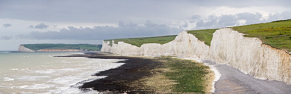 Seven Sisters Panorama, East Sussex, England - May 2009, Vereinigtes Königreich