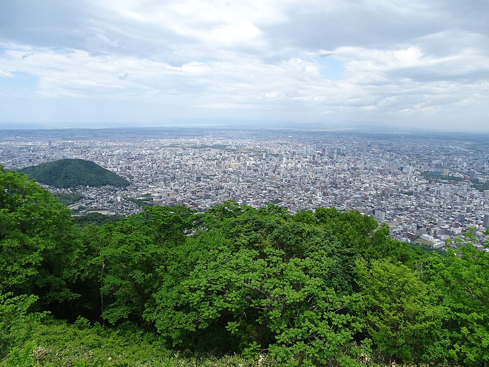 View of Sapporo from Summit of Mount Moiwayama - Sapporo - Hokkaido - Japan - 02