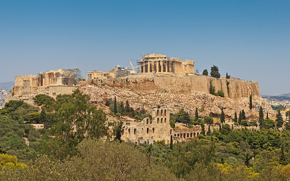 Attica 06-13 Athens 50 View from Philopappos - Acropolis Hill, Griechenland