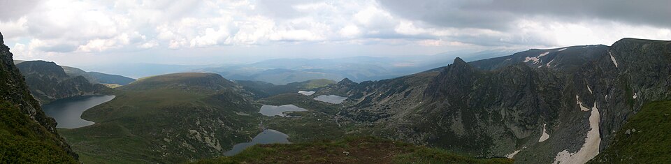 Рилските езера - панорама, Bulgarien