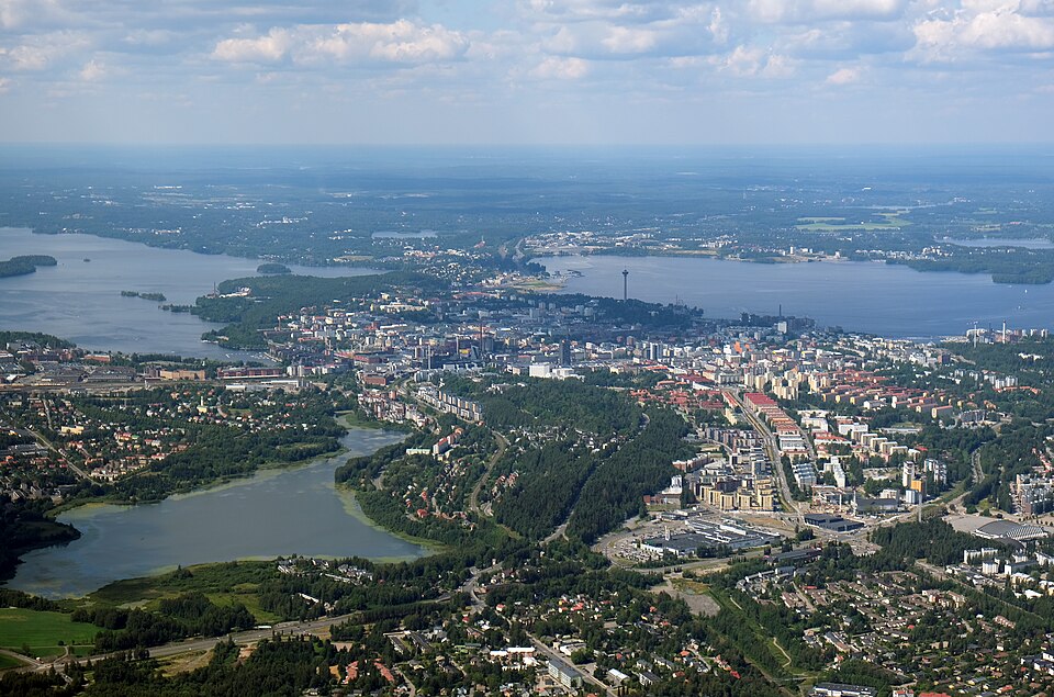 Aerial view Tampere 3, Finnland