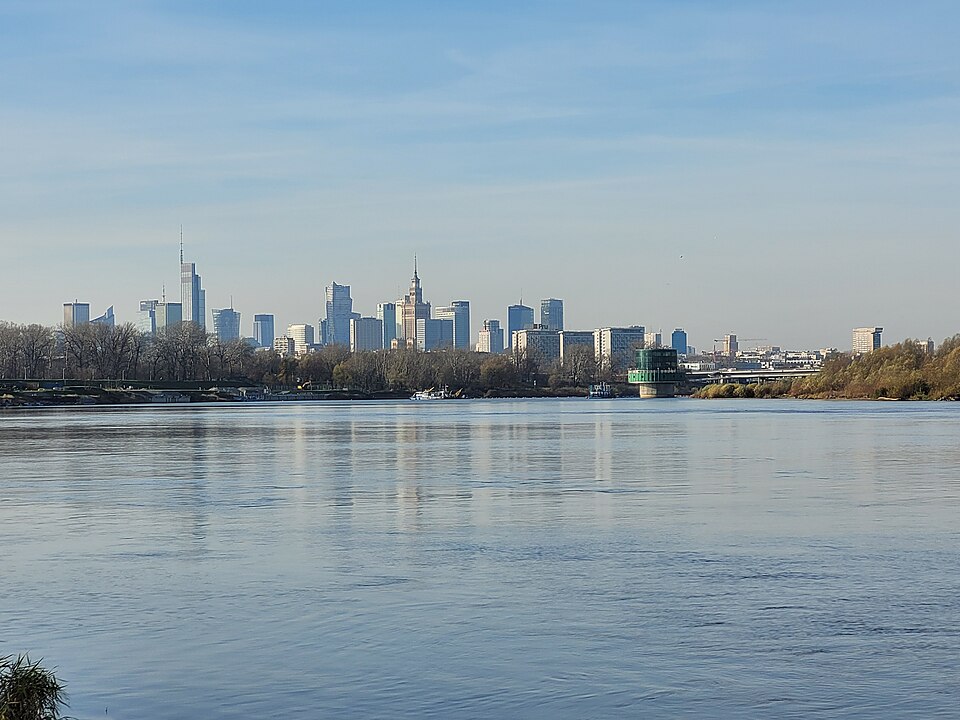 Warsaw skyline from South, 2025, polen
