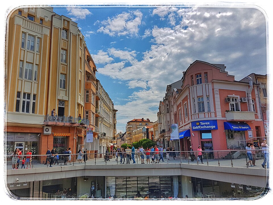 Main Street Plovdiv, Bulgarien
