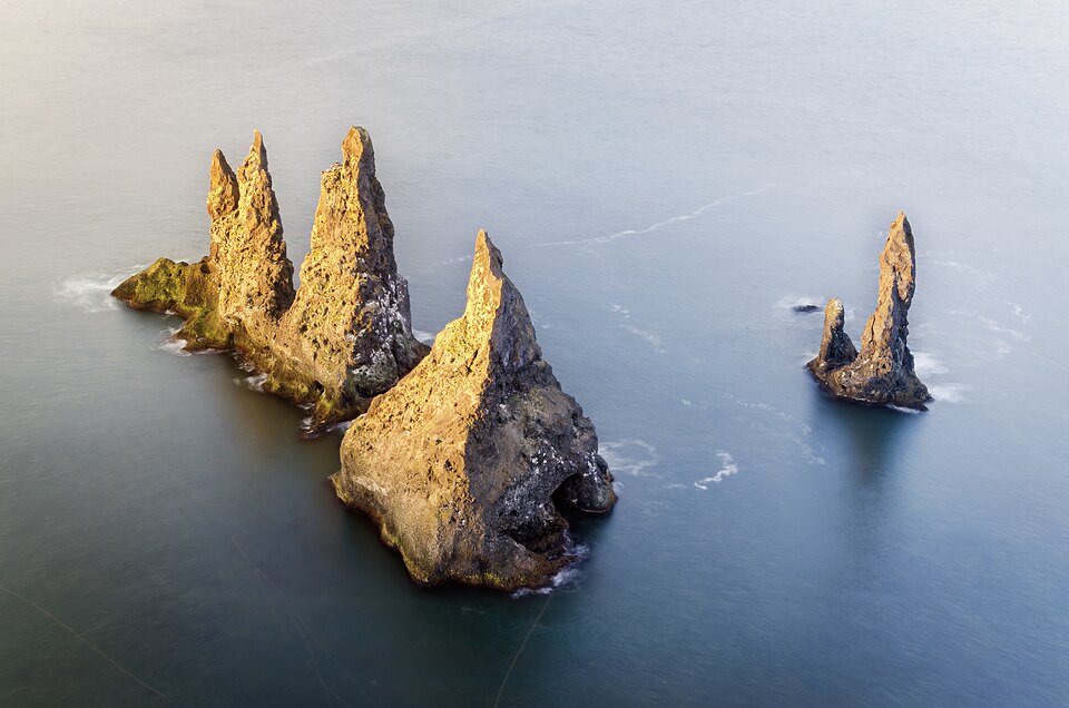 Reynisdrangar basalt rocks, Island