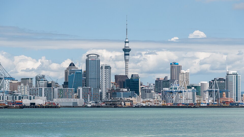 Auckland Skyline as seen from Devonport 3, Neuseeland